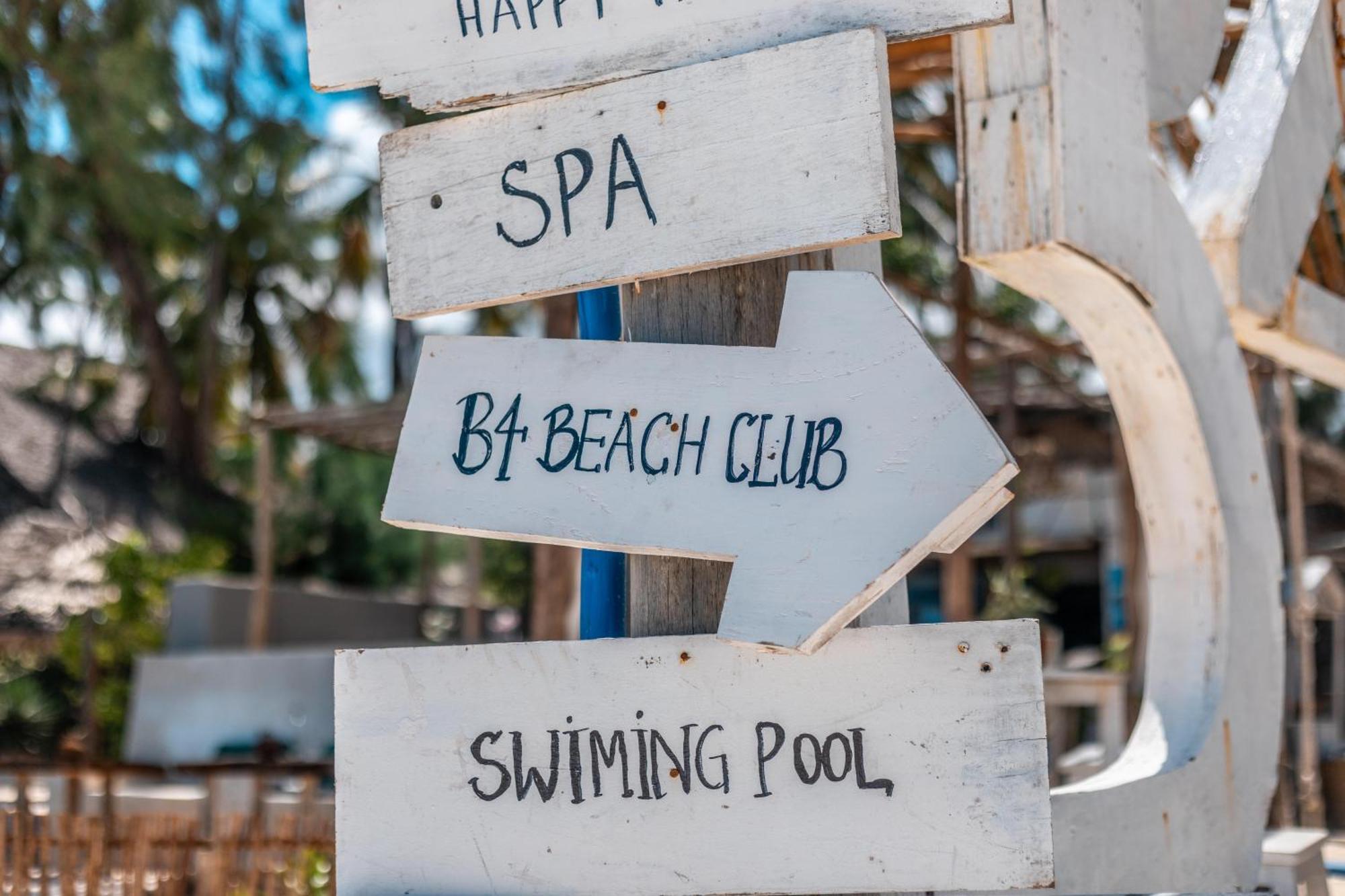 B4 Beach Club Paje Exterior photo